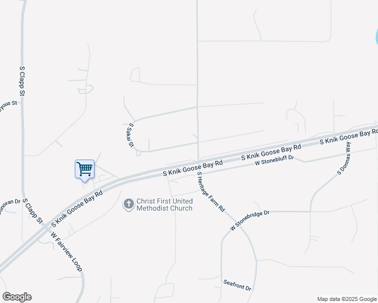 map of restaurants, bars, coffee shops, grocery stores, and more near 3500 West Sakai Street in Wasilla