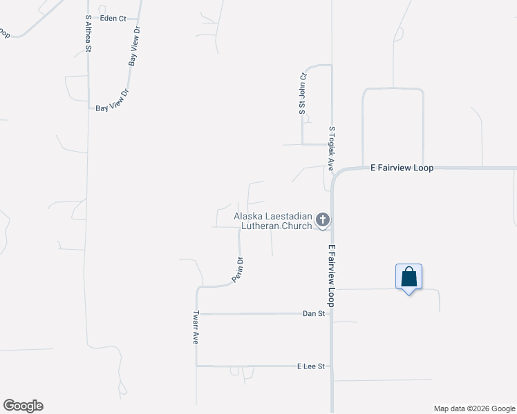 map of restaurants, bars, coffee shops, grocery stores, and more near 971 East Sue Lane in Wasilla