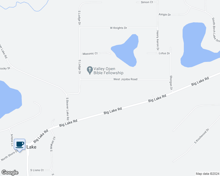 map of restaurants, bars, coffee shops, grocery stores, and more near 14133 Jojoba Drive in Wasilla