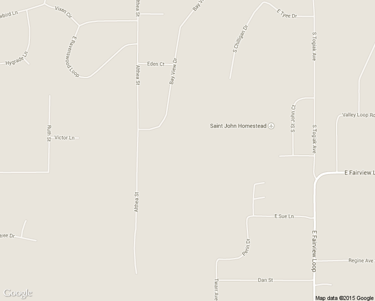 map of restaurants, bars, coffee shops, grocery stores, and more near 2225 Bay View Drive in Wasilla