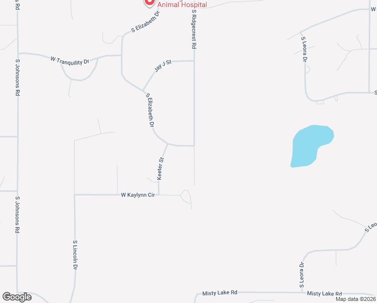 map of restaurants, bars, coffee shops, grocery stores, and more near 1950 South Ridgecrest Road in Wasilla