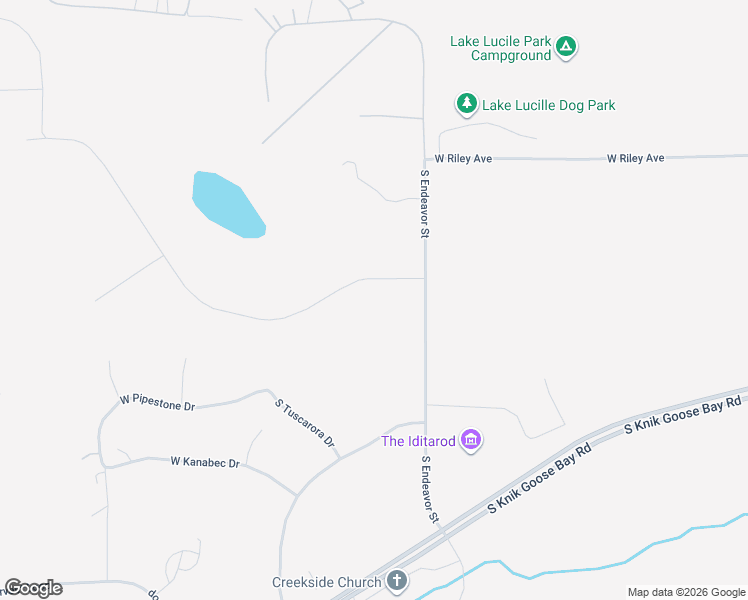 map of restaurants, bars, coffee shops, grocery stores, and more near 1870 South Endeavor Street in Wasilla