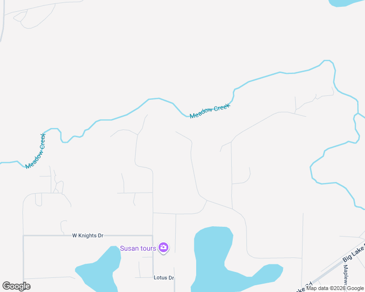 map of restaurants, bars, coffee shops, grocery stores, and more near 1584 South Birch Lake Drive in Wasilla