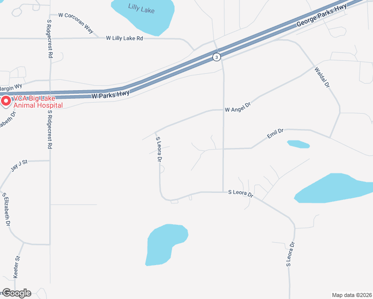 map of restaurants, bars, coffee shops, grocery stores, and more near 9111 Sammie Circle in Wasilla