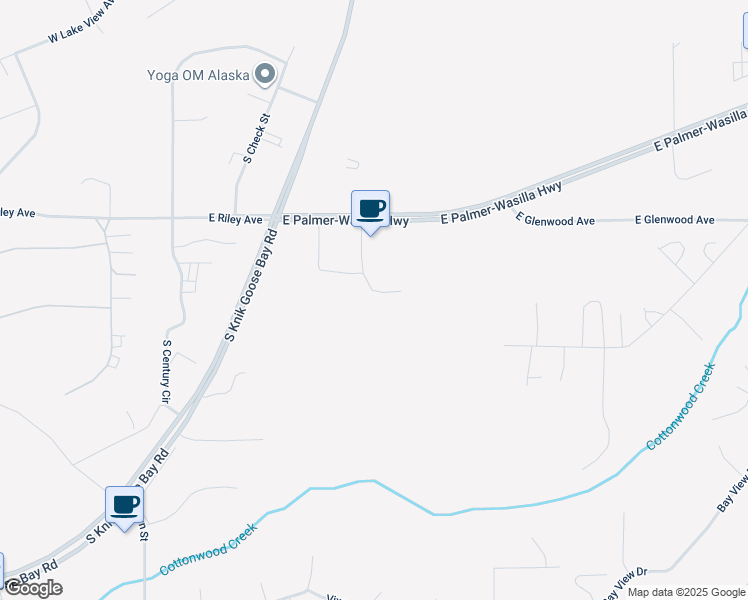 map of restaurants, bars, coffee shops, grocery stores, and more near 1211 South Rogers Circle in Wasilla