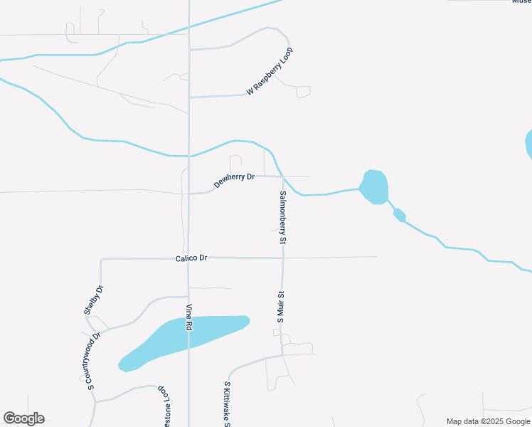 map of restaurants, bars, coffee shops, grocery stores, and more near 1062 Salmonberry Street in Wasilla