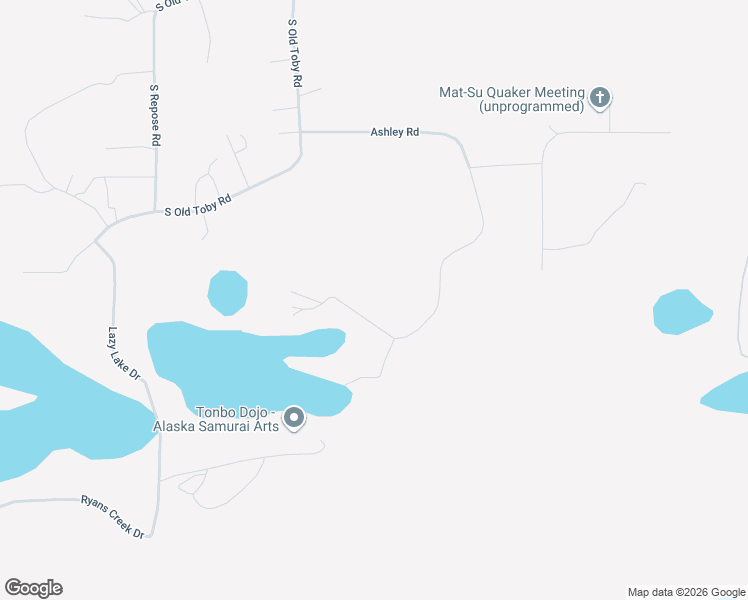 map of restaurants, bars, coffee shops, grocery stores, and more near 898 Ashley Row in Wasilla