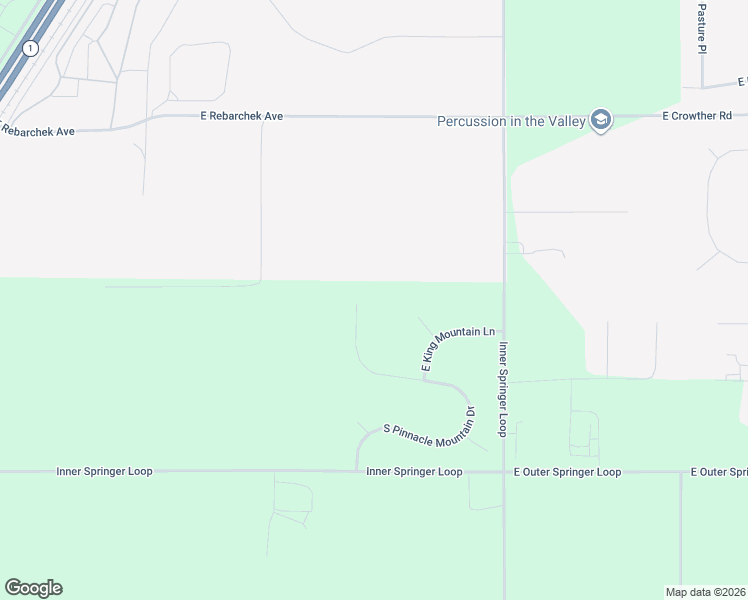 map of restaurants, bars, coffee shops, grocery stores, and more near 831 South Pinnacle Mountain Drive in Palmer