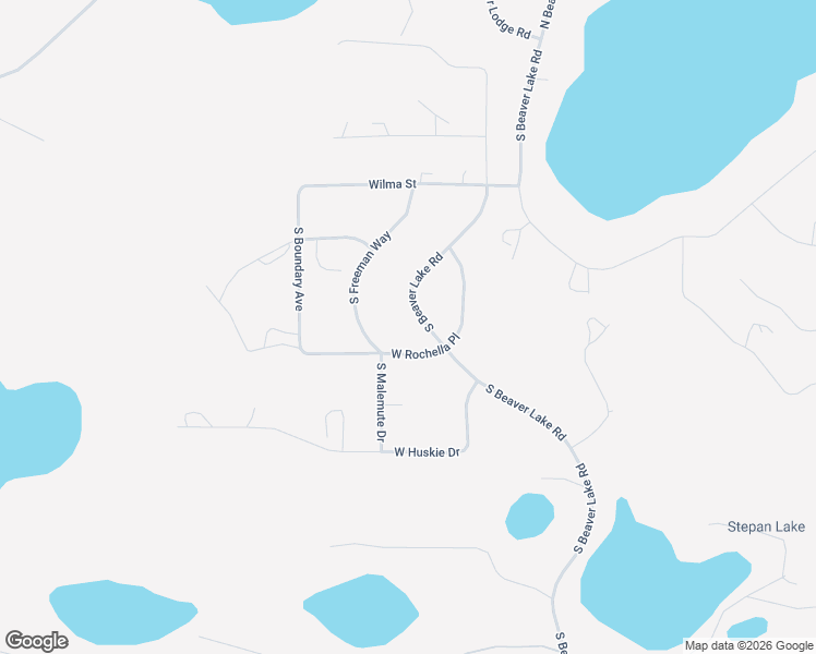 map of restaurants, bars, coffee shops, grocery stores, and more near 15755 West Rochella Place in Wasilla
