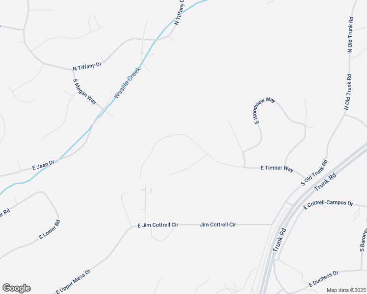 map of restaurants, bars, coffee shops, grocery stores, and more near 7270 East Timber Way in Palmer