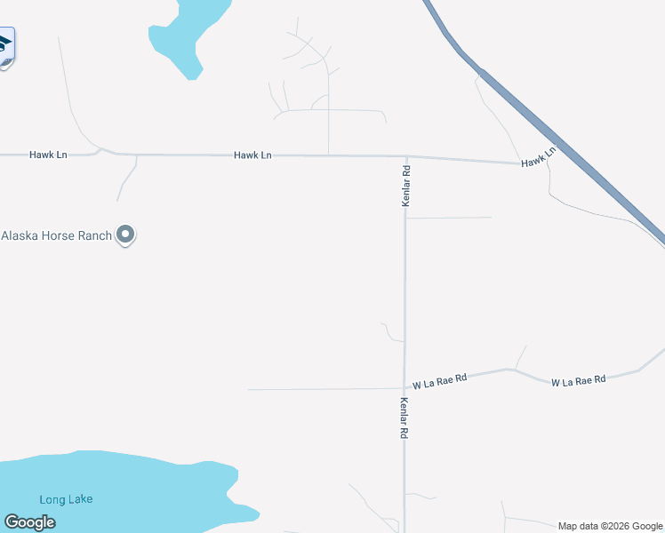 map of restaurants, bars, coffee shops, grocery stores, and more near 342 Kenlar Road in Wasilla