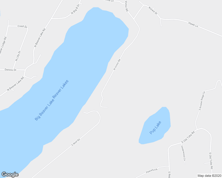 map of restaurants, bars, coffee shops, grocery stores, and more near 483 North Victor Road in Wasilla