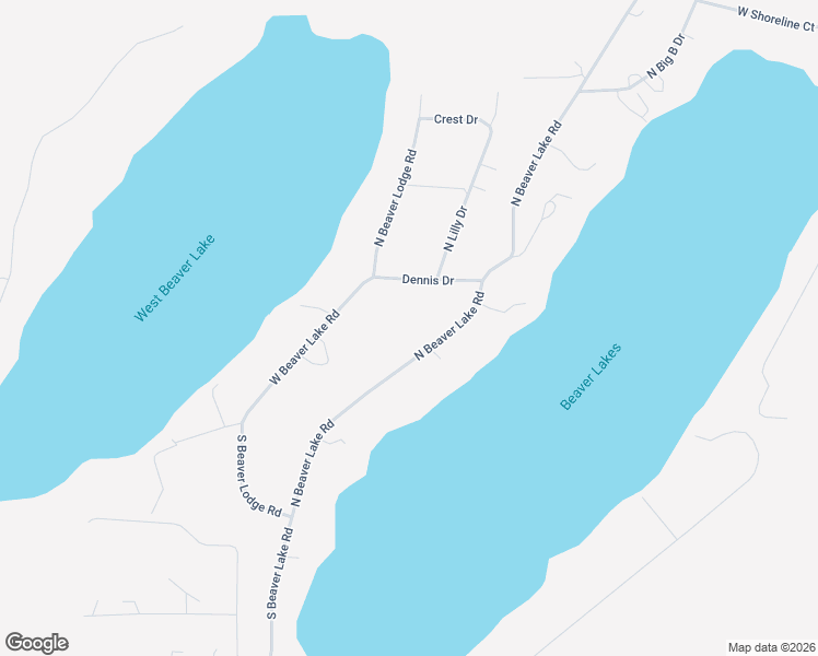 map of restaurants, bars, coffee shops, grocery stores, and more near 632 North Beaver Lake Road in Wasilla