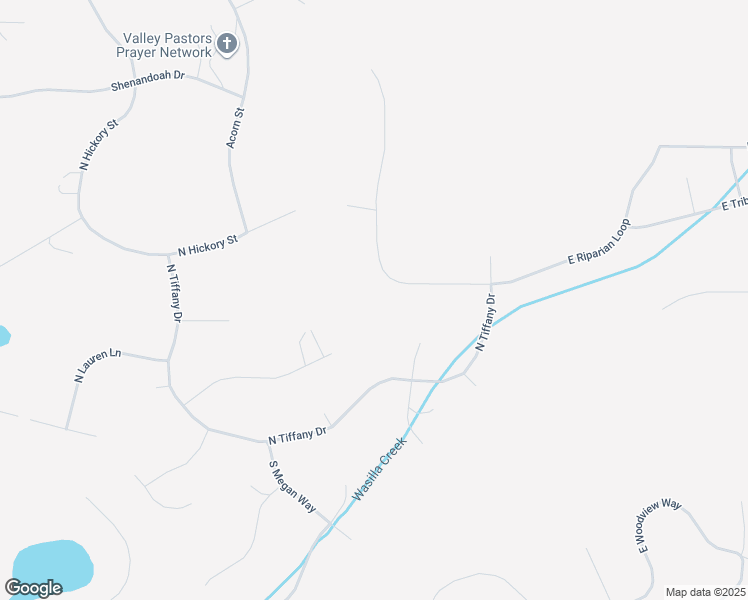 map of restaurants, bars, coffee shops, grocery stores, and more near 7218 East Riparian Loop in Palmer