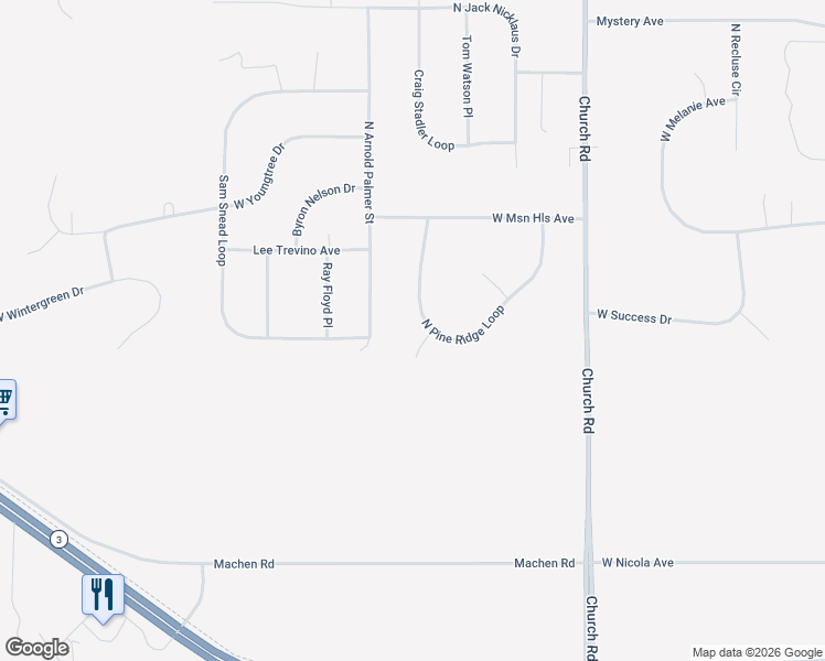 map of restaurants, bars, coffee shops, grocery stores, and more near 648 North Pine Ridge Loop in Wasilla