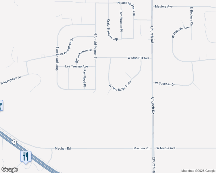 map of restaurants, bars, coffee shops, grocery stores, and more near 648 North Pine Ridge Loop in Wasilla