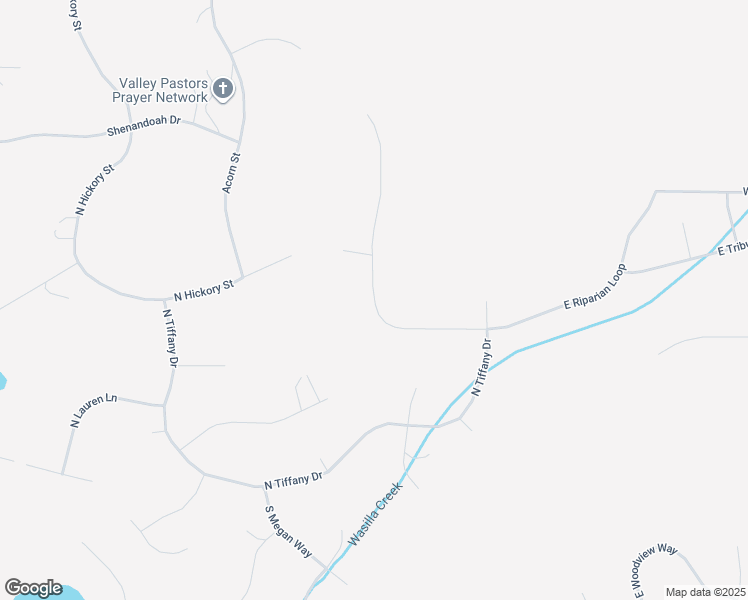 map of restaurants, bars, coffee shops, grocery stores, and more near 7218 East Riparian Loop in Palmer