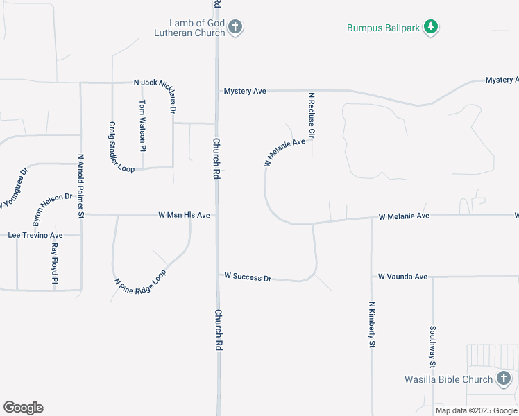 map of restaurants, bars, coffee shops, grocery stores, and more near 2260 West Melanie Avenue in Wasilla