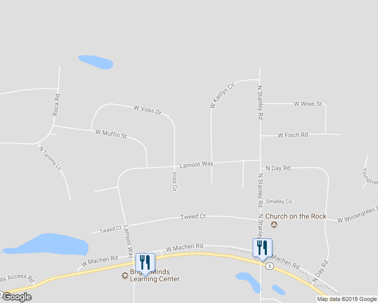 map of restaurants, bars, coffee shops, grocery stores, and more near 3901 West Voss Drive in Wasilla