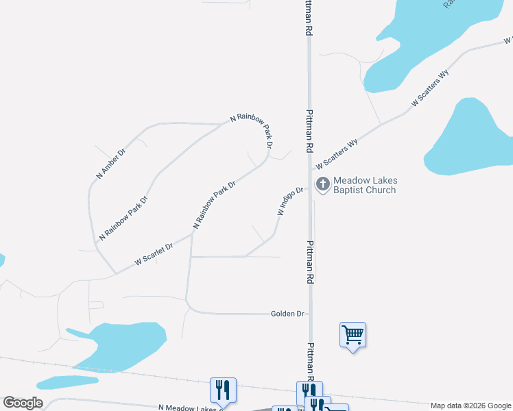 map of restaurants, bars, coffee shops, grocery stores, and more near 901 Gray Court in Wasilla
