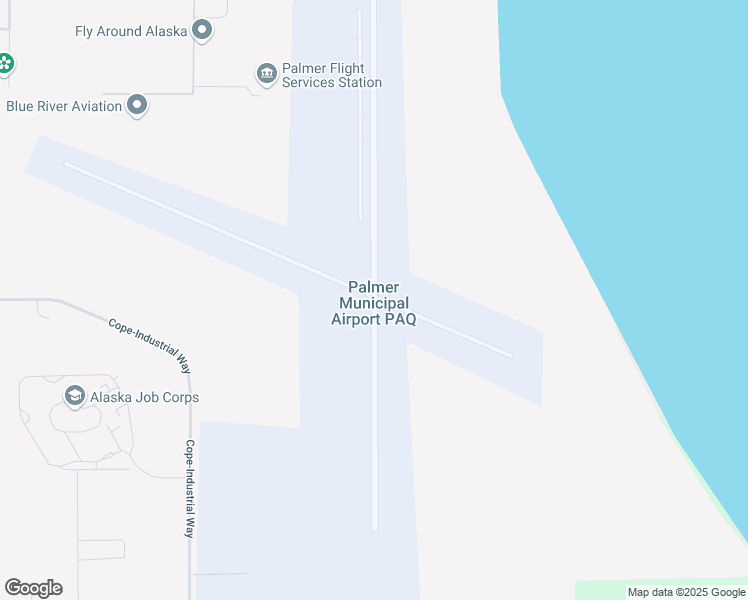 map of restaurants, bars, coffee shops, grocery stores, and more near 901 South Airport Road in Palmer