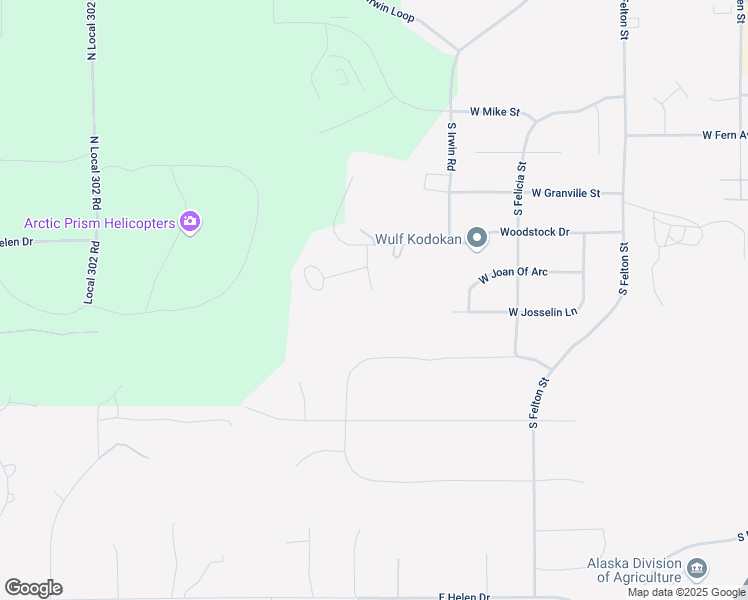 map of restaurants, bars, coffee shops, grocery stores, and more near 12120 East Woodstock Drive in Palmer