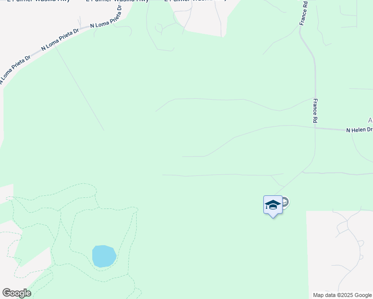 map of restaurants, bars, coffee shops, grocery stores, and more near 10971 East Hilda Rose Circle in Palmer