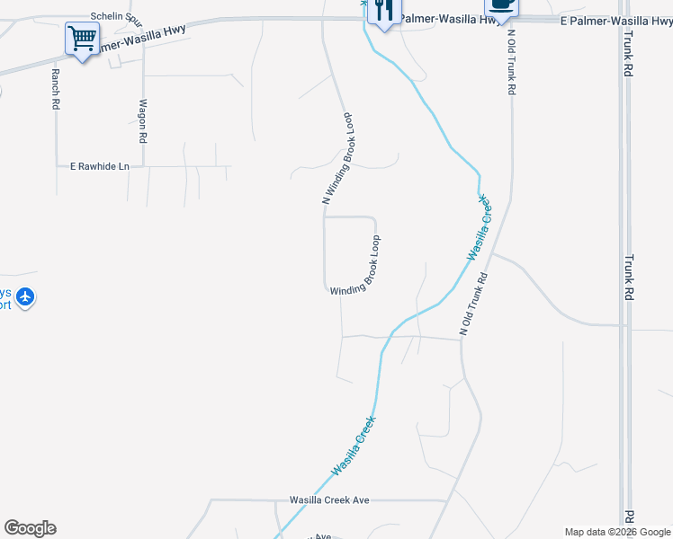 map of restaurants, bars, coffee shops, grocery stores, and more near 1250 Little Brook Lane in Palmer