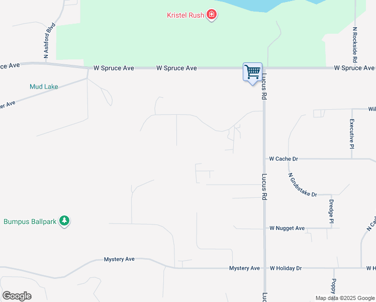 map of restaurants, bars, coffee shops, grocery stores, and more near 1521 North Kerry Lane in Wasilla