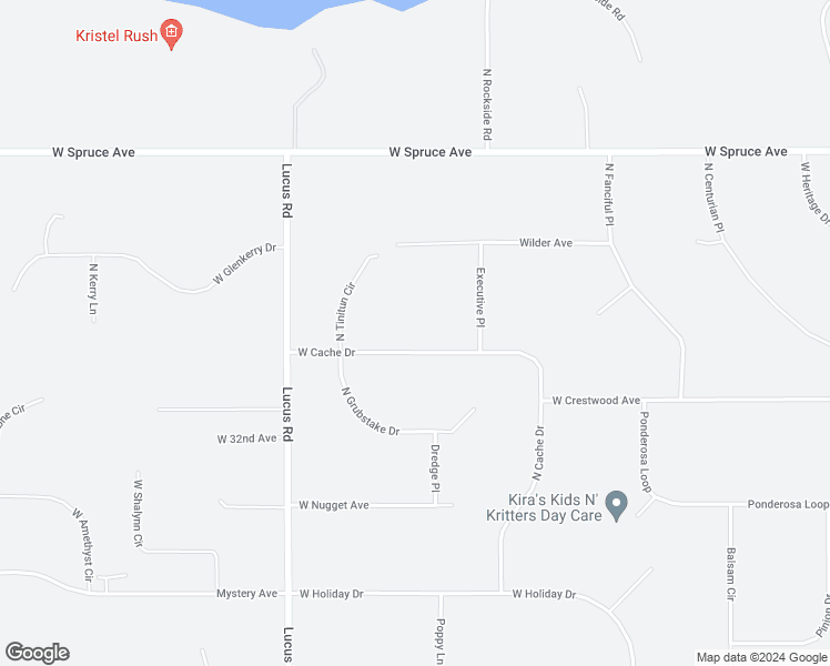 map of restaurants, bars, coffee shops, grocery stores, and more near 981 West Cache Drive in Wasilla