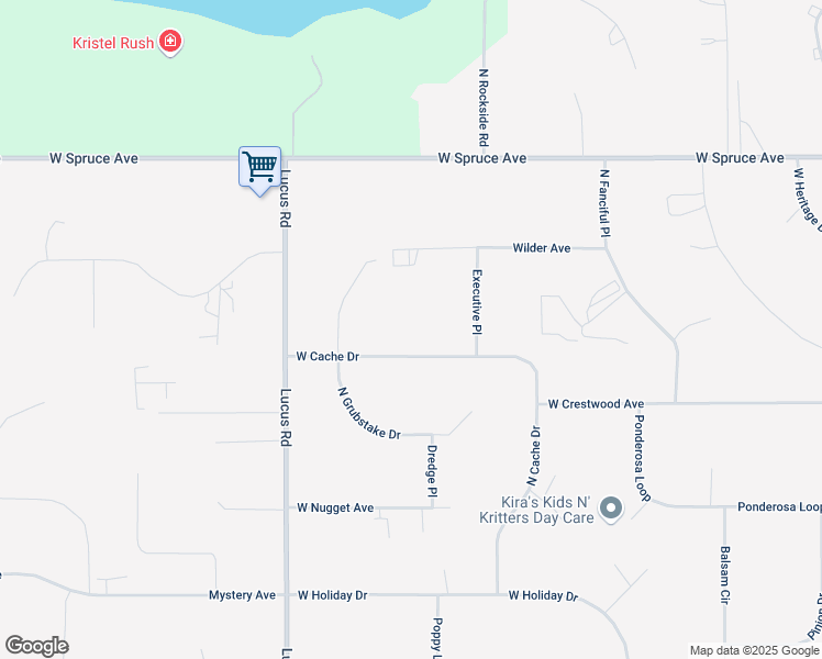 map of restaurants, bars, coffee shops, grocery stores, and more near 981 West Cache Drive in Wasilla