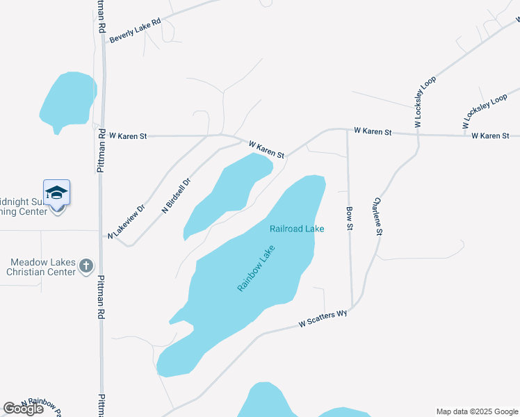 map of restaurants, bars, coffee shops, grocery stores, and more near 1641 North Basie Point Circle in Wasilla