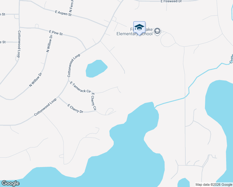 map of restaurants, bars, coffee shops, grocery stores, and more near 5630 East Tamerack Circle in Wasilla