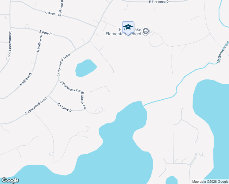map of restaurants, bars, coffee shops, grocery stores, and more near 5630 East Tamerack Circle in Wasilla