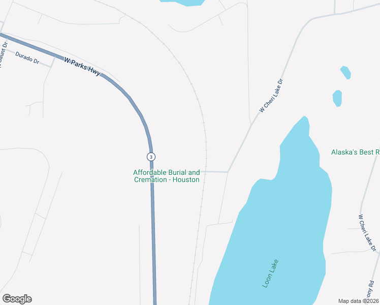 map of restaurants, bars, coffee shops, grocery stores, and more near 13793 West Cheri Lake Drive in Wasilla
