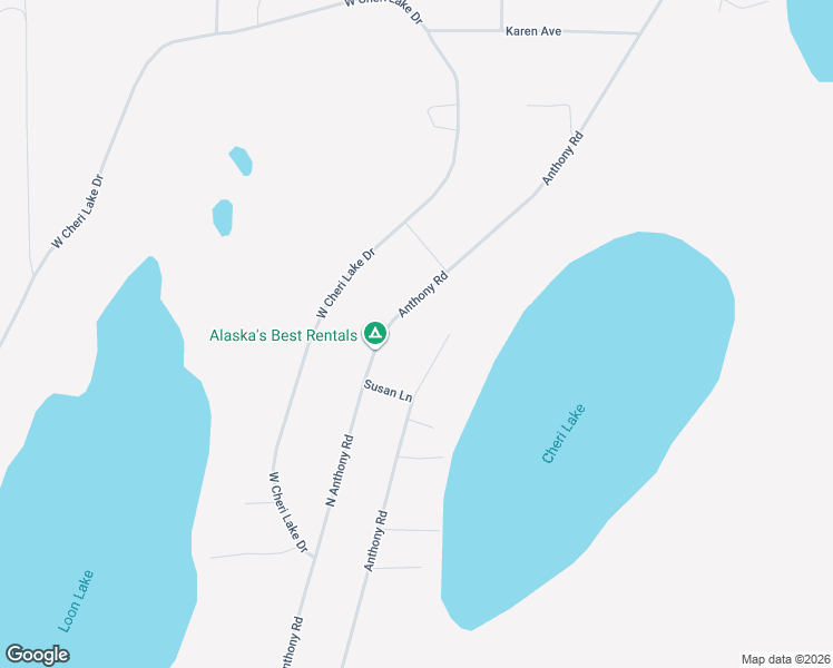 map of restaurants, bars, coffee shops, grocery stores, and more near 2340 North Brian in Wasilla