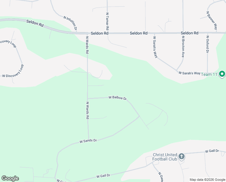 map of restaurants, bars, coffee shops, grocery stores, and more near 1050 West Balboa Drive in Wasilla