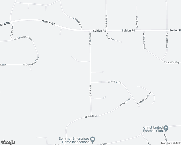 map of restaurants, bars, coffee shops, grocery stores, and more near North Wards Drive in Wasilla