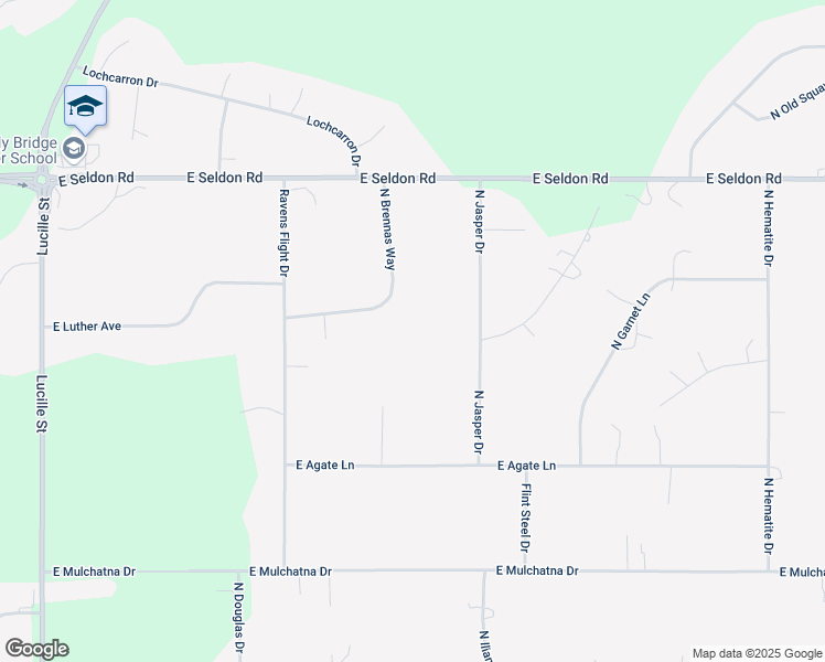map of restaurants, bars, coffee shops, grocery stores, and more near 2781 North Brennas Way in Wasilla