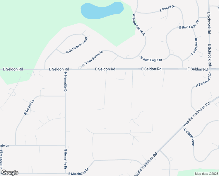 map of restaurants, bars, coffee shops, grocery stores, and more near 2815 Holly Way in Wasilla