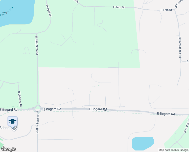 map of restaurants, bars, coffee shops, grocery stores, and more near 9949 East Colony Way in Palmer