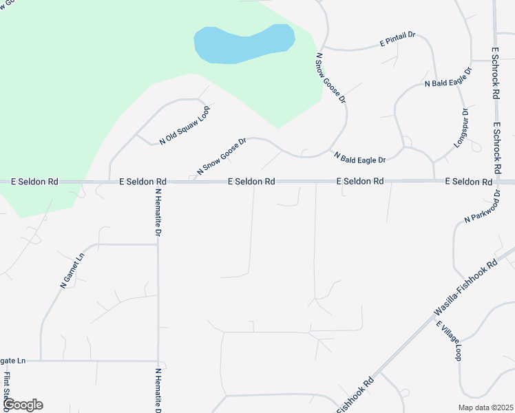 map of restaurants, bars, coffee shops, grocery stores, and more near 2815 Holly Way in Wasilla