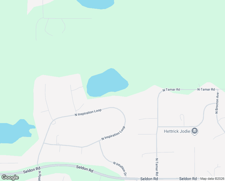 map of restaurants, bars, coffee shops, grocery stores, and more near 3579 North Inspiration Loop in Wasilla