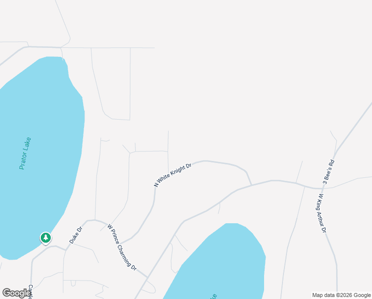 map of restaurants, bars, coffee shops, grocery stores, and more near 3599 North White Knight Drive in Meadow Lakes