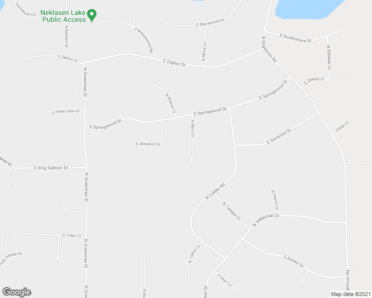 map of restaurants, bars, coffee shops, grocery stores, and more near 3570 Ebro Circle in Wasilla