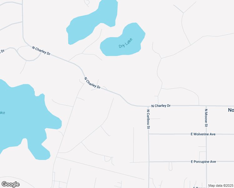 map of restaurants, bars, coffee shops, grocery stores, and more near 3601 North Charley Drive in Wasilla