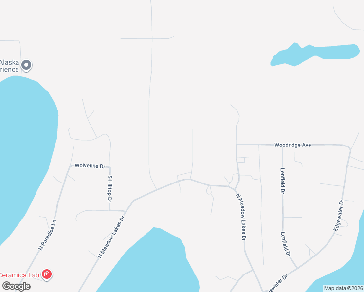 map of restaurants, bars, coffee shops, grocery stores, and more near 3900 Miramar Street in Wasilla