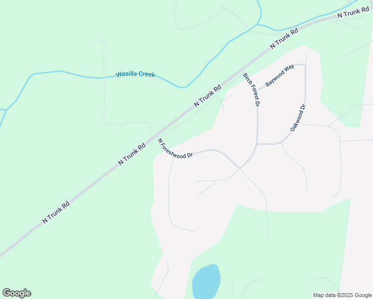 map of restaurants, bars, coffee shops, grocery stores, and more near 4241 Forest Wood Drive in Palmer
