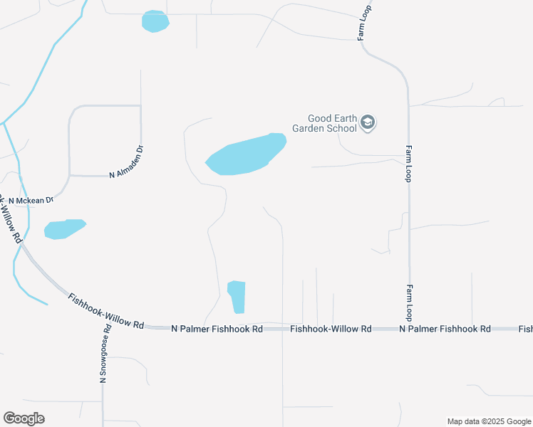 map of restaurants, bars, coffee shops, grocery stores, and more near 4450 North Pinnell Circle in Palmer