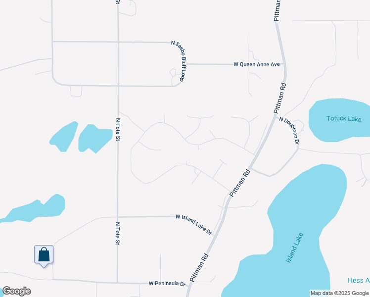 map of restaurants, bars, coffee shops, grocery stores, and more near 6911 West Captain Hook Drive in Wasilla